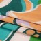 1 Yard Orange Mid Mod Mushroom Cotton Gauze Fabric 55 inch Width